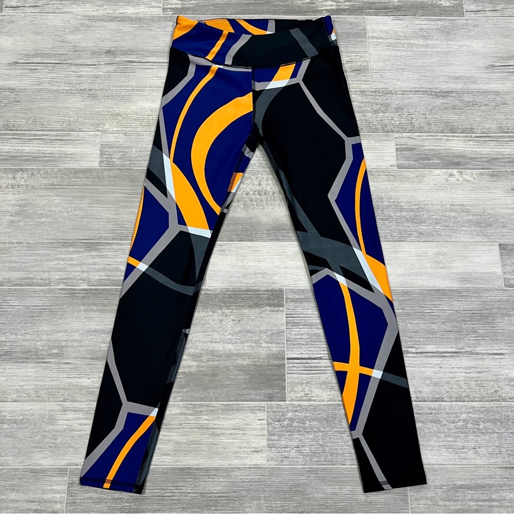 Fabletics Women's Leggings S Multi‎ Graphic Polyester with Elastane Full length